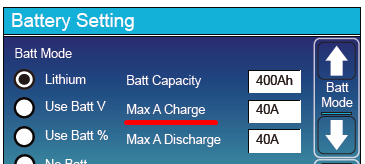 Battery Settings